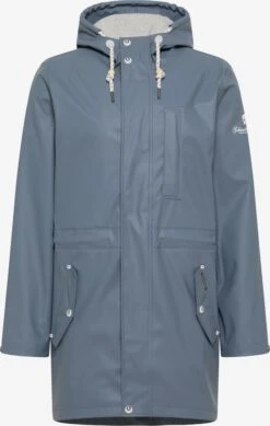 Schmuddelwedda Vestes De Mi-saison Parka Mi-saison Homme Bleu-gris