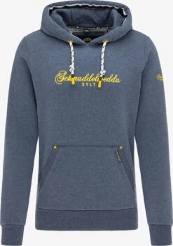 Schmuddelwedda Sweats à Capuche Sweat-shirt Sylt Homme Bleu-gris