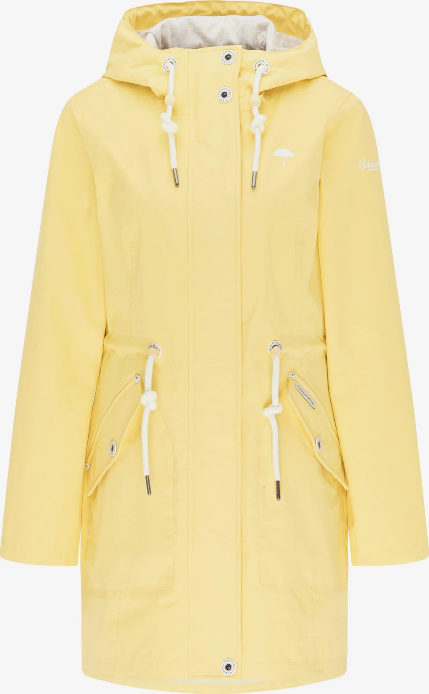 Schmuddelwedda Vestes Dextérieur Veste Fonctionnelle Femme Jaune Pastel 3 Schmuddelwedda Vestes Dextérieur Veste Fonctionnelle Femme Jaune Pastel