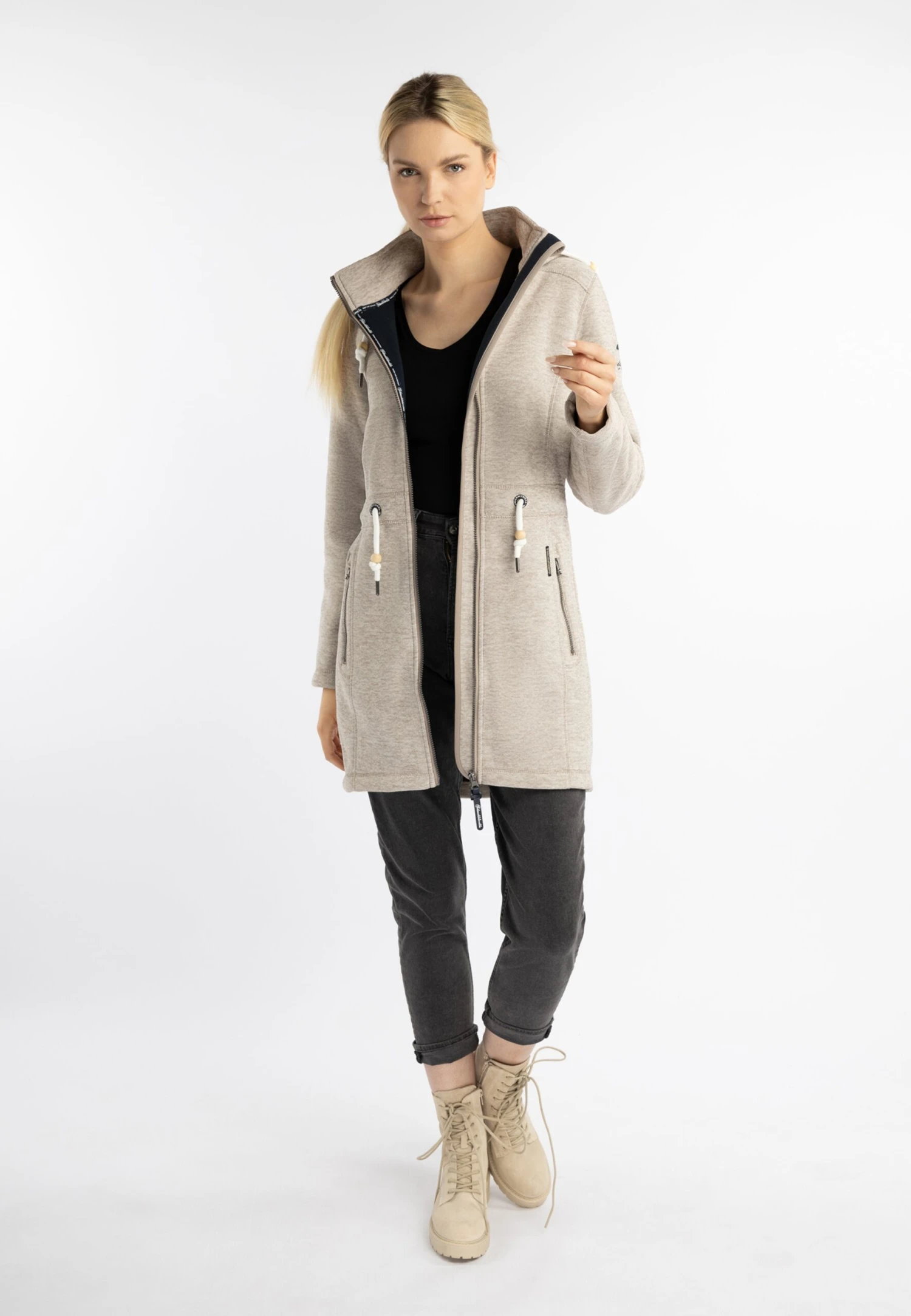 Schmuddelwedda Vestes Dextérieur Veste En Polaire Femme Beige Chiné 7 Schmuddelwedda Vestes Dextérieur Veste En Polaire Femme Beige Chiné – Image 5