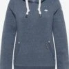 Schmuddelwedda Sweats à Capuche Sweat-shirt Femme Bleu-gris -Schmuddelwedda 063dde548d18b24a62475065609361da