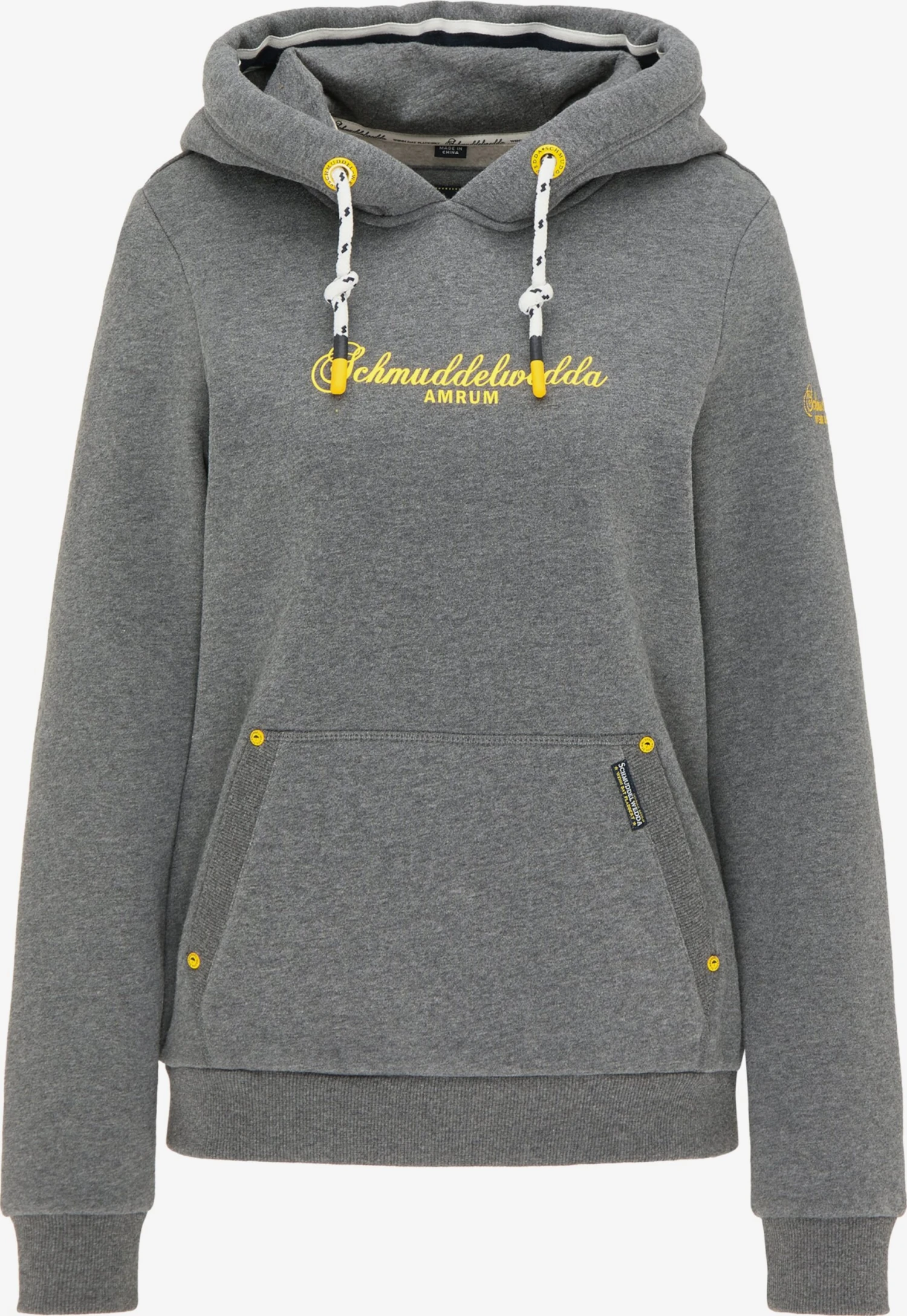 Schmuddelwedda Sweats à Capuche Sweat-shirt Amrum Femme Gris Chiné 3 Schmuddelwedda Sweats à Capuche Sweat-shirt Amrum Femme Gris Chiné