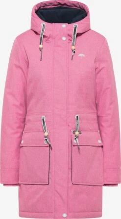 Schmuddelwedda Vestes Dhiver Veste D’hiver Femme Rose Chiné