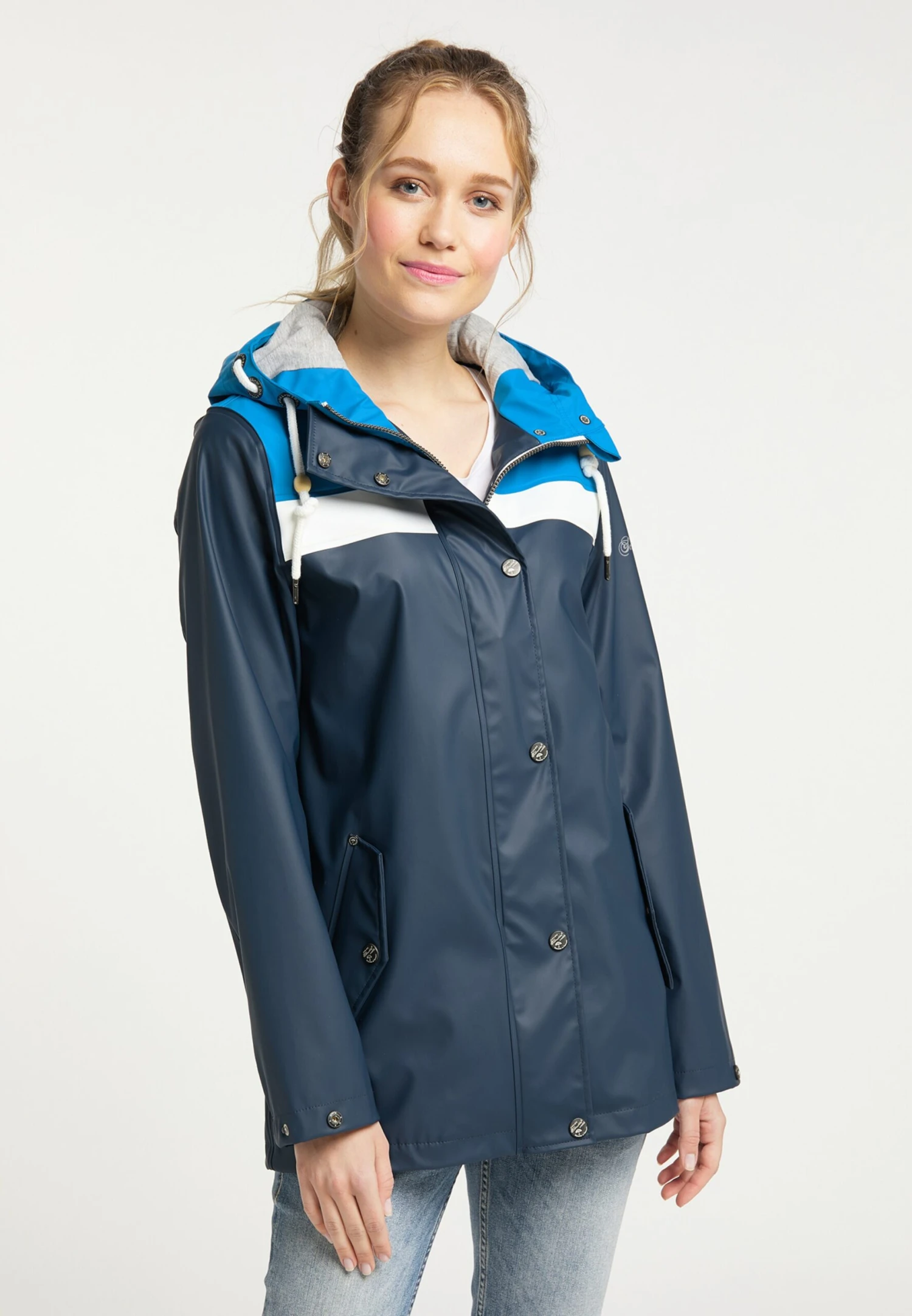 Schmuddelwedda Vestes Dextérieur Veste Fonctionnelle Femme Marine / Bleu Ciel 4 Schmuddelwedda Vestes Dextérieur Veste Fonctionnelle Femme Marine / Bleu Ciel – Image 2