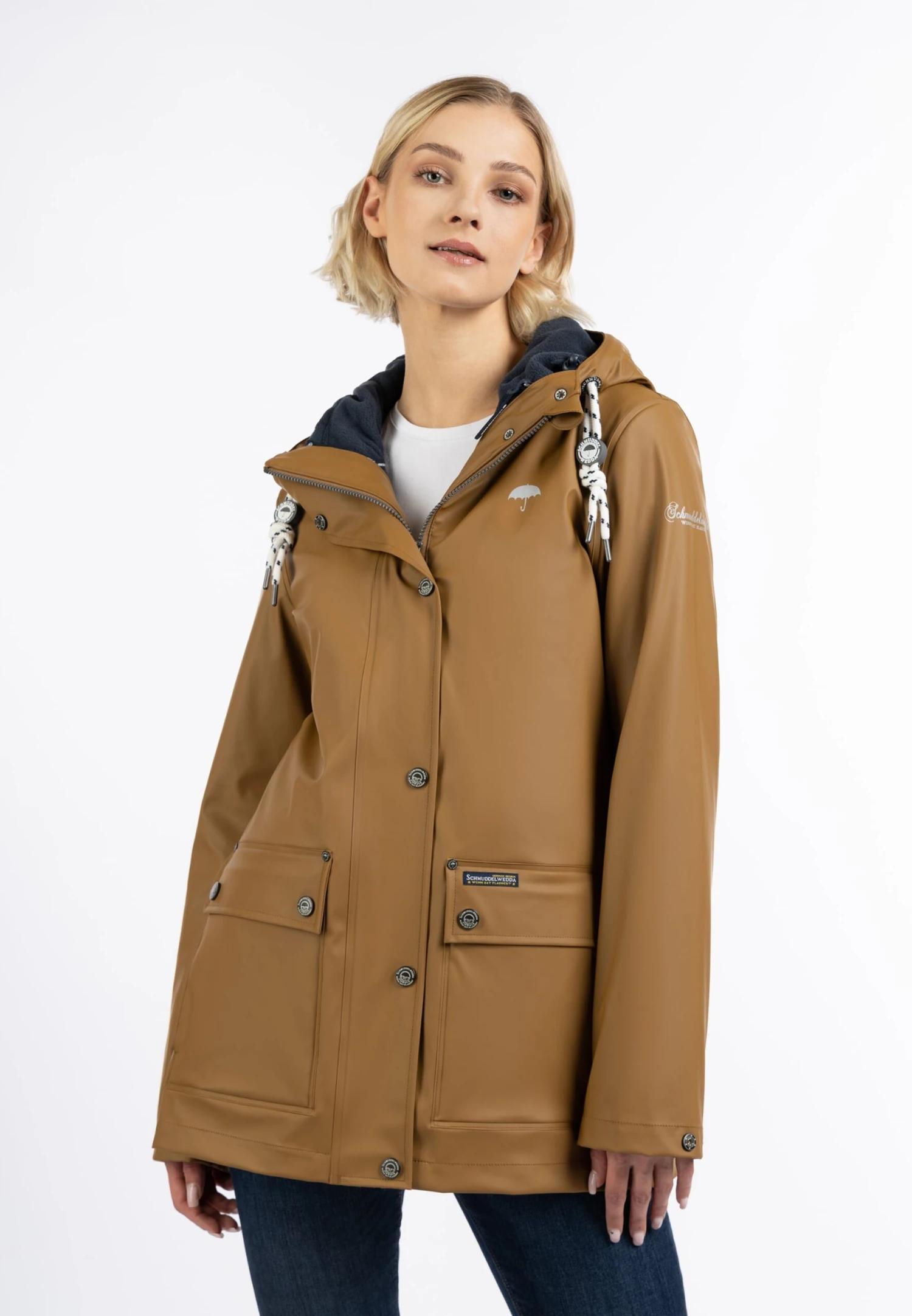 Schmuddelwedda Vestes De Mi-saison Veste Mi-saison Femme Noisette 4 Schmuddelwedda Vestes De Mi-saison Veste Mi-saison Femme Noisette – Image 2