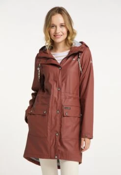 Schmuddelwedda Parkas Parka Mi-saison Femme Rouge Pastel -Schmuddelwedda 0b3cc3826e224f9ea3db8312903dca01