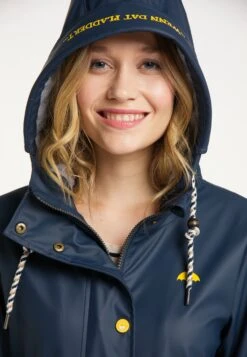 Schmuddelwedda Parkas Parka Mi-saison Femme Marine 11 Schmuddelwedda Parkas Parka Mi-saison Femme Marine -Schmuddelwedda 0d1a64af173425be47981e7b5375ea52
