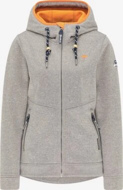 Schmuddelwedda Vestes De Mi-saison Veste Mi-saison Femme Gris Chiné