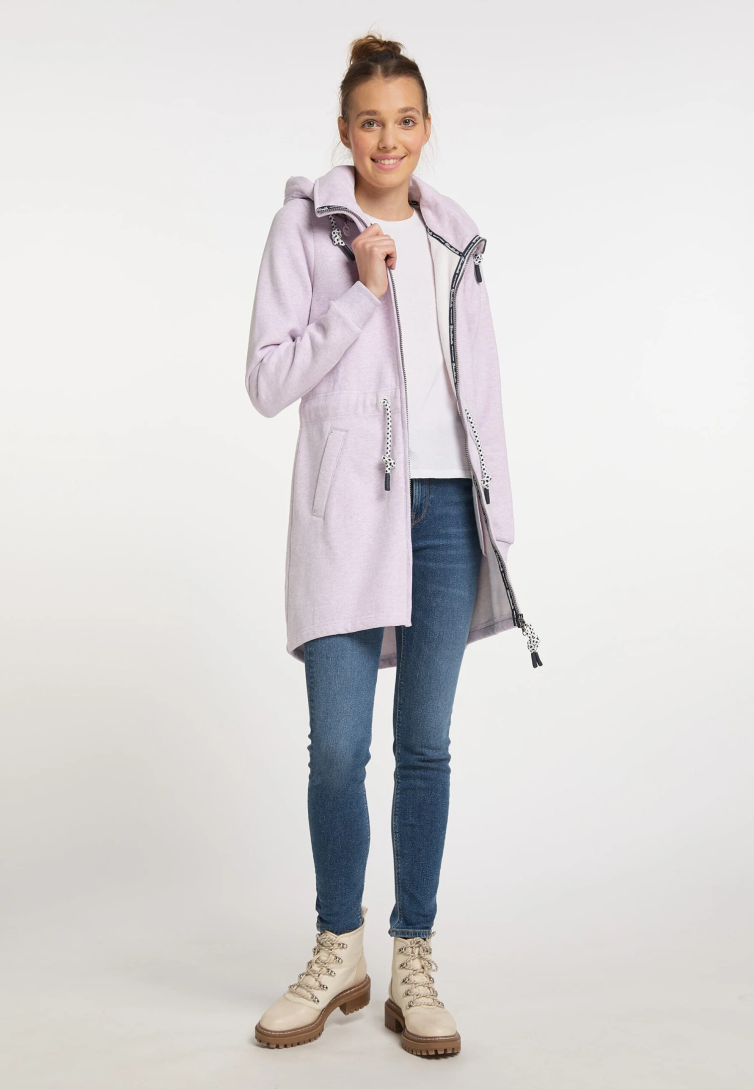 Schmuddelwedda Sweats Zippés Veste De Survêtement Femme Violet Chiné 6 Schmuddelwedda Sweats Zippés Veste De Survêtement Femme Violet Chiné – Image 4