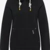 Schmuddelwedda Sweats à Capuche Sweat-shirt Femme Noir