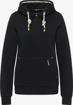 Schmuddelwedda Sweats à Capuche Sweat-shirt Femme Noir