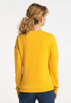 Schmuddelwedda Sweats Sweat-shirt Femme Jaune -Schmuddelwedda 11bcc3915d412b643bd9079940ac376e