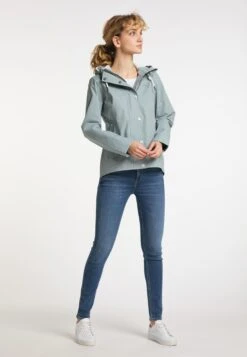 Schmuddelwedda Vestes De Mi-saison Veste Mi-saison Femme Vert Pastel -Schmuddelwedda 12155e0a29f784a62725834d023d3b26