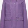 Schmuddelwedda Manteaux De Pluie Manteau Mi-saison Femme Violet -Schmuddelwedda 12e424f6fc0cbd8863f563f97c194a1f