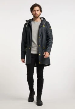 Schmuddelwedda Manteaux De Mi-saison Manteau Mi-saison Homme Noir -Schmuddelwedda 147b98d06643df46331719d1cbbd0bc6