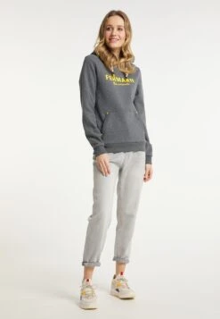 Schmuddelwedda Sweats à Capuche Sweat-shirt Fehmarn Femme Gris Chiné -Schmuddelwedda 14ffa2e13d0ceaf926d8375d56480d7b