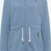 Schmuddelwedda Sweats Zippés Veste De Survêtement Femme Bleu Chiné