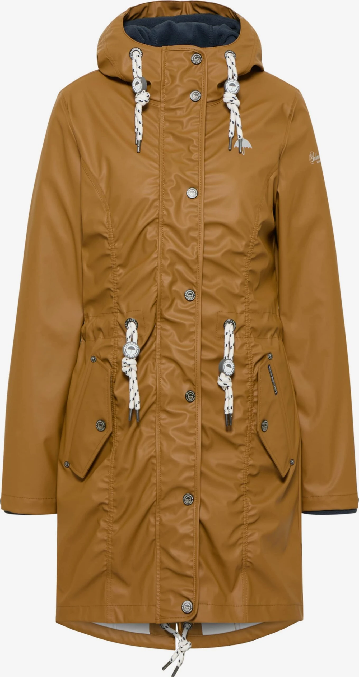 Schmuddelwedda Parkas Parka Mi-saison Femme Cognac 3 Schmuddelwedda Parkas Parka Mi-saison Femme Cognac