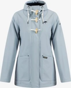 Schmuddelwedda Manteaux Courts Manteau Mi-saison Femme Bleu Clair