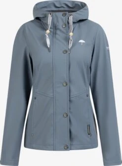 Schmuddelwedda Vestes De Mi-saison Veste Mi-saison Femme Bleu-gris