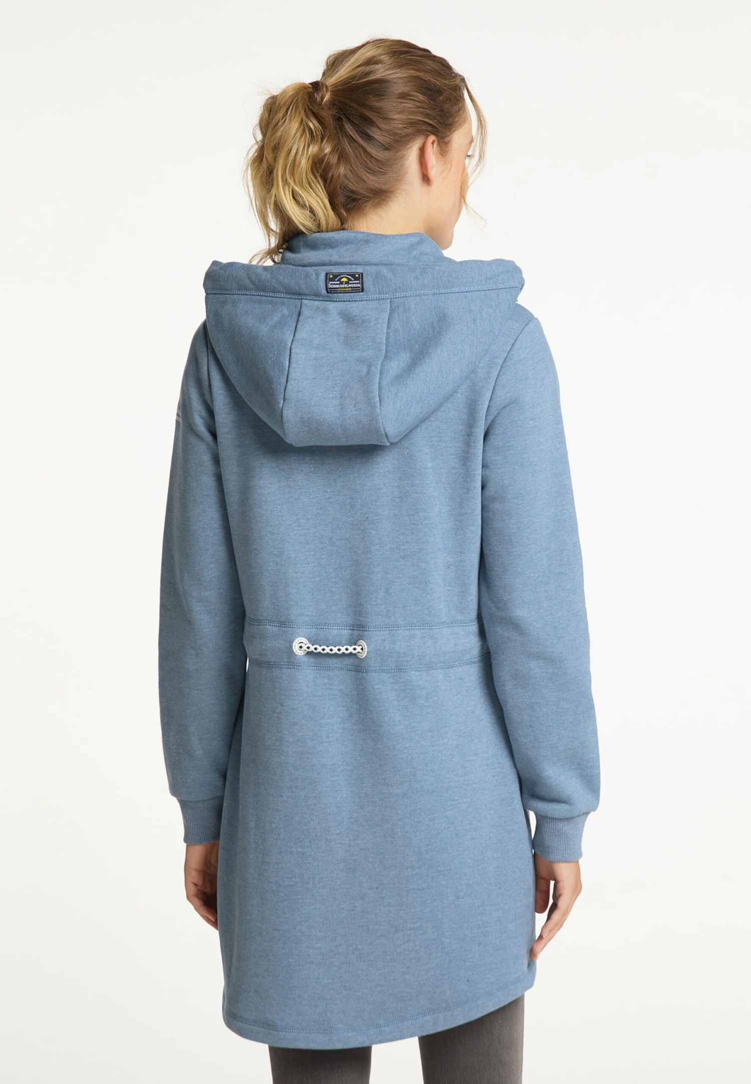 Schmuddelwedda Sweats Zippés Veste De Survêtement Femme Bleu Fumé 5 Schmuddelwedda Sweats Zippés Veste De Survêtement Femme Bleu Fumé – Image 3