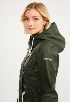 Schmuddelwedda Manteaux De Pluie Manteau Fonctionnel Femme Olive -Schmuddelwedda 1b6c89adbb6b52770ce81bf341741bb6