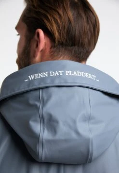 Schmuddelwedda Vestes De Mi-saison Veste Mi-saison Homme Bleu-gris -Schmuddelwedda 1f108a89f974bca390cd5a421c6613e1