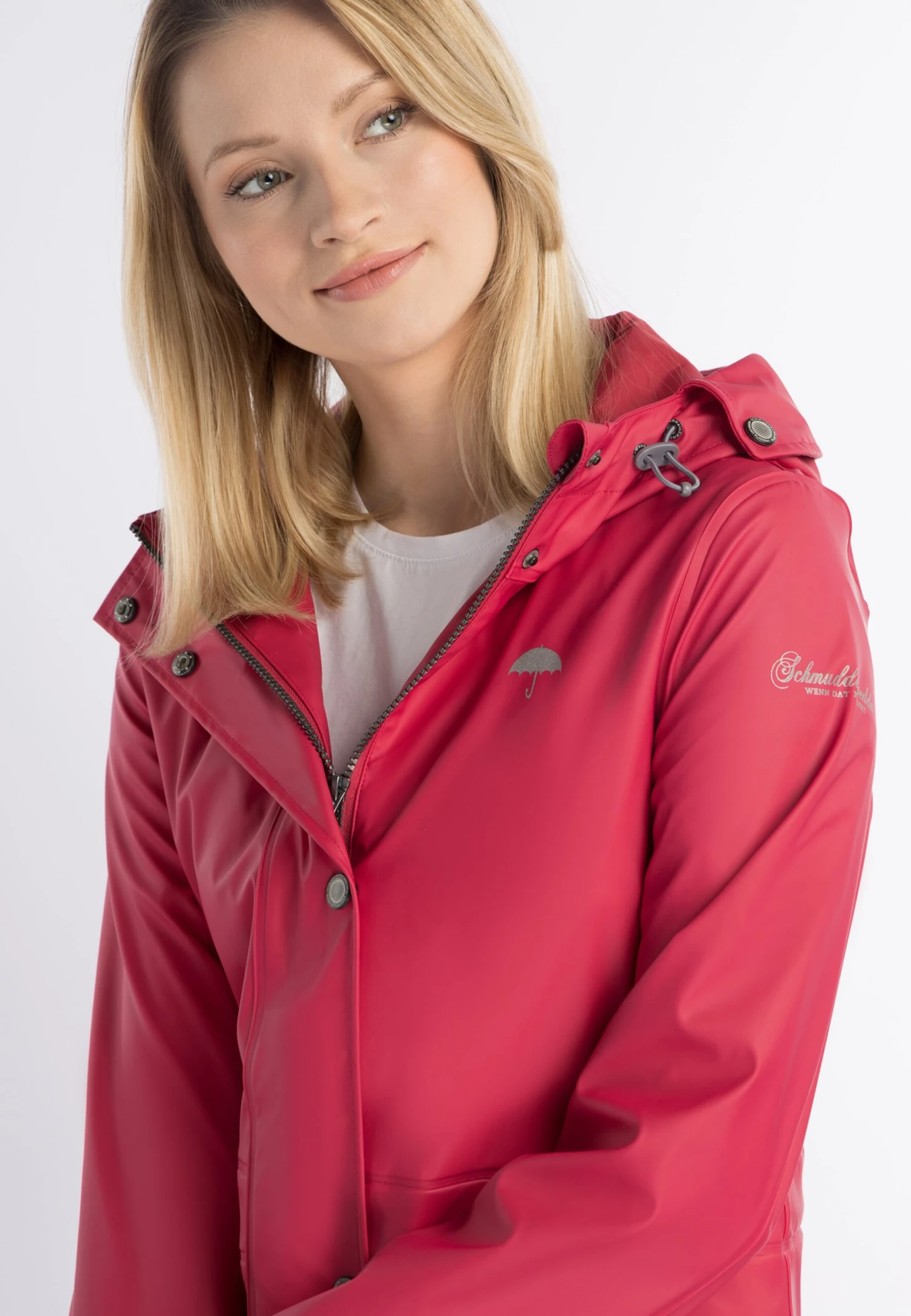 Schmuddelwedda Manteaux De Pluie Manteau Fonctionnel Femme Framboise 7 Schmuddelwedda Manteaux De Pluie Manteau Fonctionnel Femme Framboise – Image 5