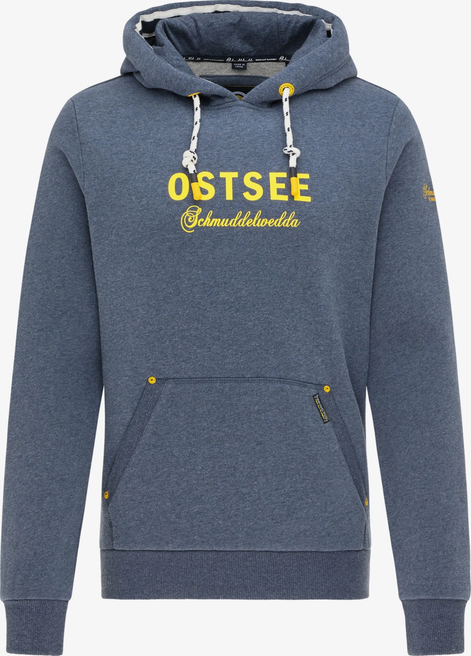 Schmuddelwedda Sweats à Capuche Sweat-shirt Ostsee Homme Bleu Chiné 3 Schmuddelwedda Sweats à Capuche Sweat-shirt Ostsee Homme Bleu Chiné