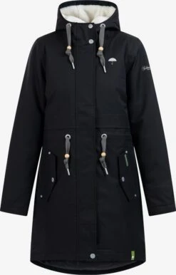 Schmuddelwedda Parkas Parka D’hiver Femme Noir