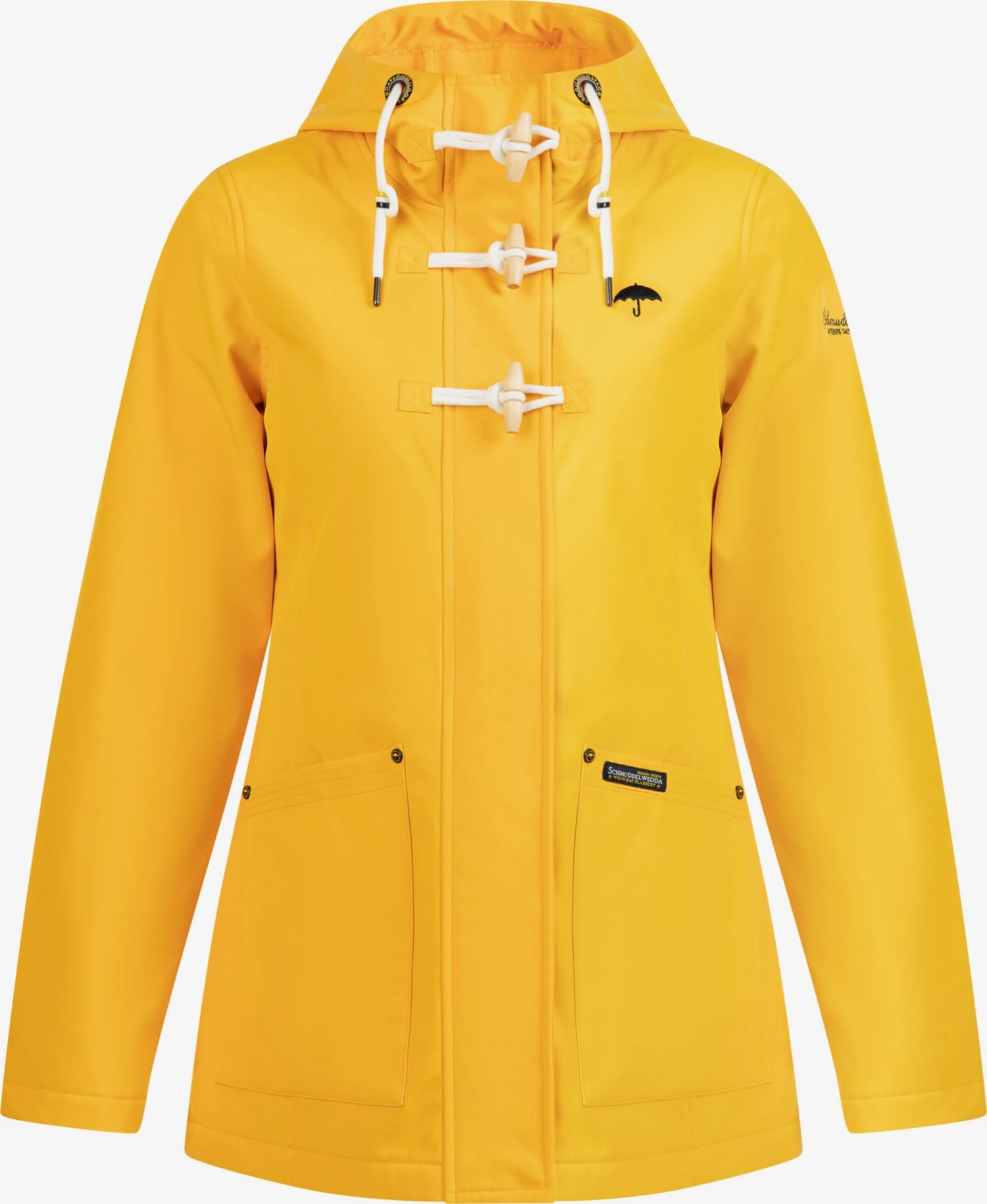 Schmuddelwedda Manteaux Courts Manteau Mi-saison Femme Jaune 3 Schmuddelwedda Manteaux Courts Manteau Mi-saison Femme Jaune