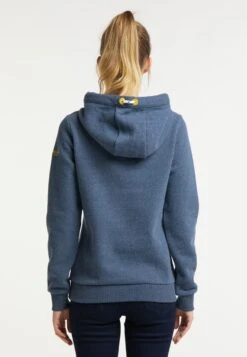 Schmuddelwedda Sweats à Capuche Sweat-shirt Büsum Femme Bleu Chiné -Schmuddelwedda 2464e93d01fc973fc15c5b2d42039120