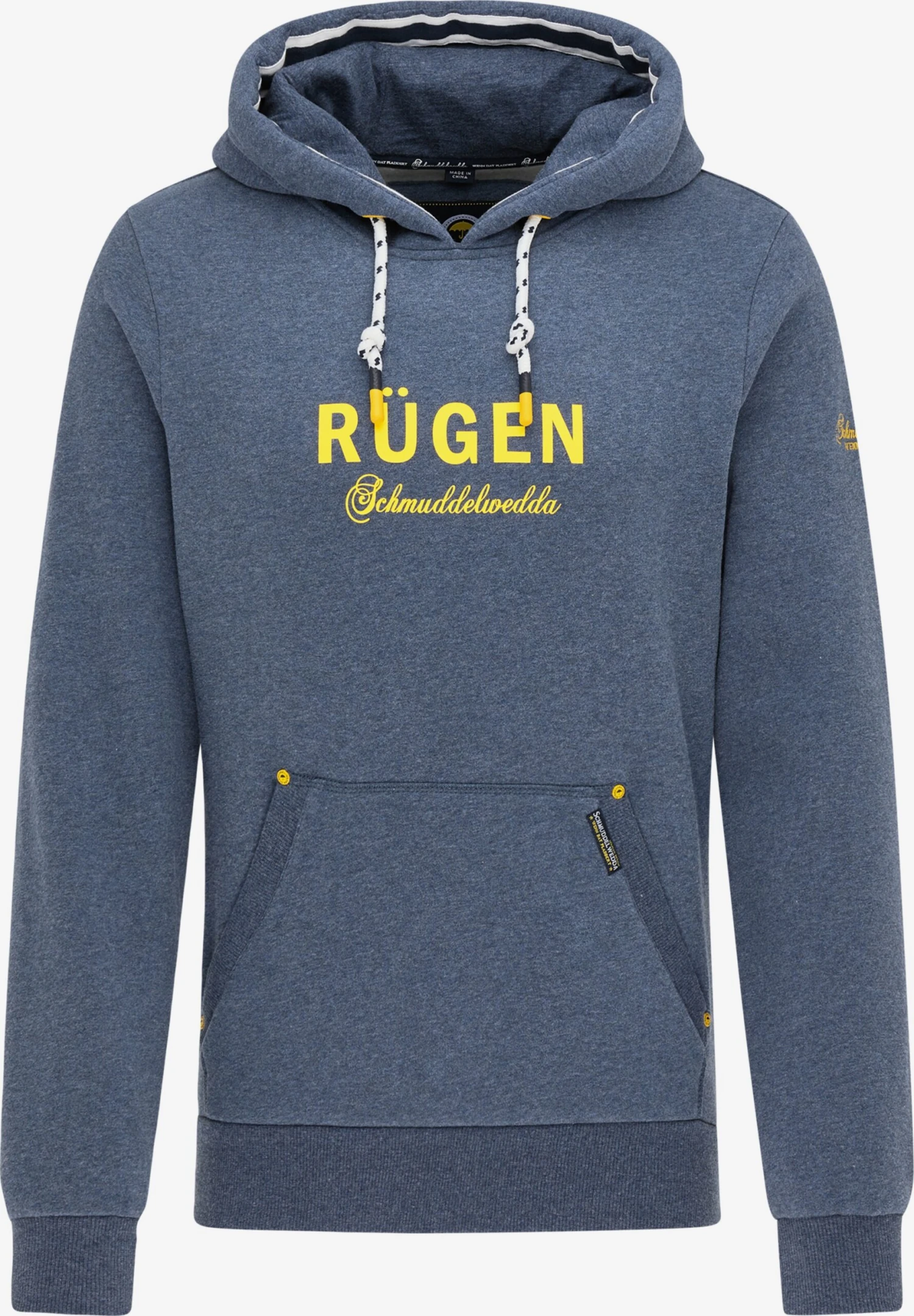 Schmuddelwedda Sweats à Capuche Sweat-shirt Rügen Homme Bleu Chiné 3 Schmuddelwedda Sweats à Capuche Sweat-shirt Rügen Homme Bleu Chiné
