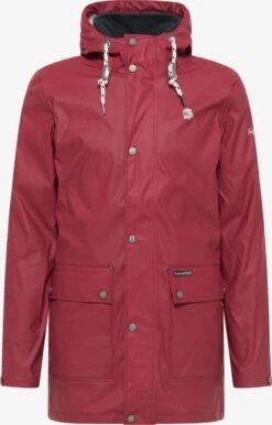 Schmuddelwedda Vestes De Mi-saison Parka Mi-saison Homme Rouge Foncé