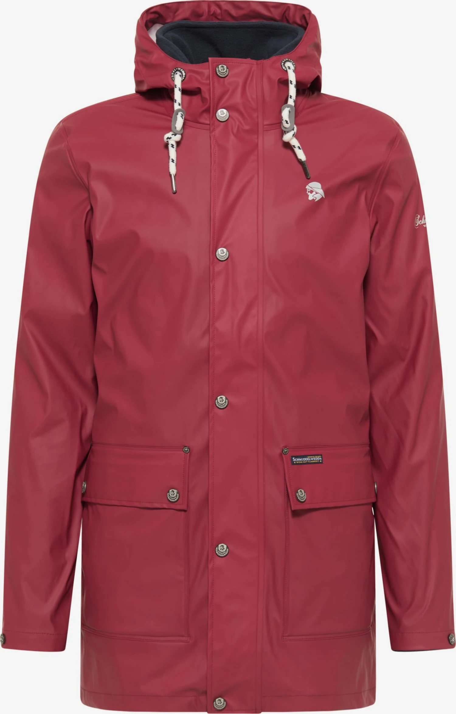 Schmuddelwedda Vestes De Mi-saison Parka Mi-saison Homme Rouge Foncé 3 Schmuddelwedda Vestes De Mi-saison Parka Mi-saison Homme Rouge Foncé