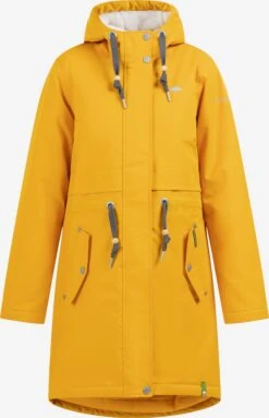Schmuddelwedda Parkas Parka D’hiver Femme Moutarde