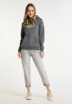 Schmuddelwedda Sweats à Capuche Sweat-shirt Berlin Femme Gris Chiné -Schmuddelwedda 28d67c55b6db31824143ef1f06f7e387