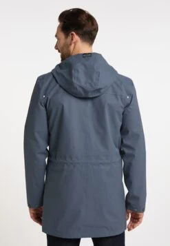 Schmuddelwedda Vestes De Mi-saison Parka Mi-saison Wilowe Homme Bleu-gris -Schmuddelwedda 28ef5518fda16fc4ed198441f8880d4e