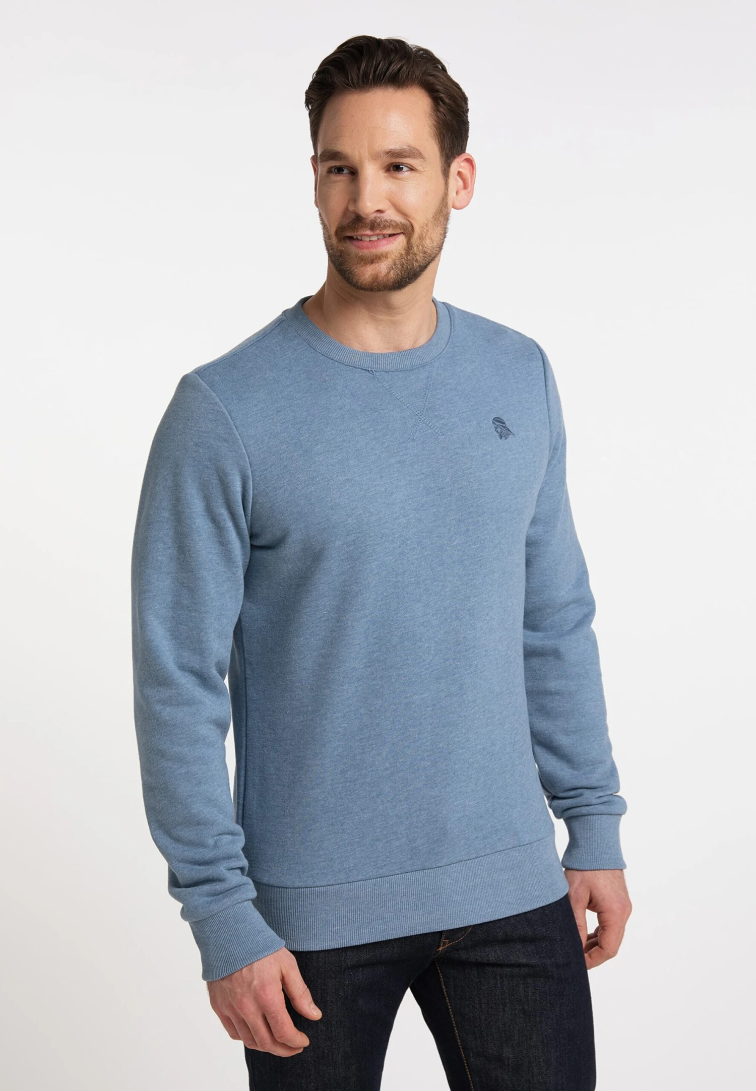 Schmuddelwedda Sweatshirts Sweat-shirt Homme Bleu Fumé 4 Schmuddelwedda Sweatshirts Sweat-shirt Homme Bleu Fumé – Image 2