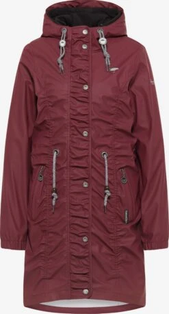 Schmuddelwedda Manteaux De Pluie Manteau Fonctionnel 3 In 1 Femme Bordeaux