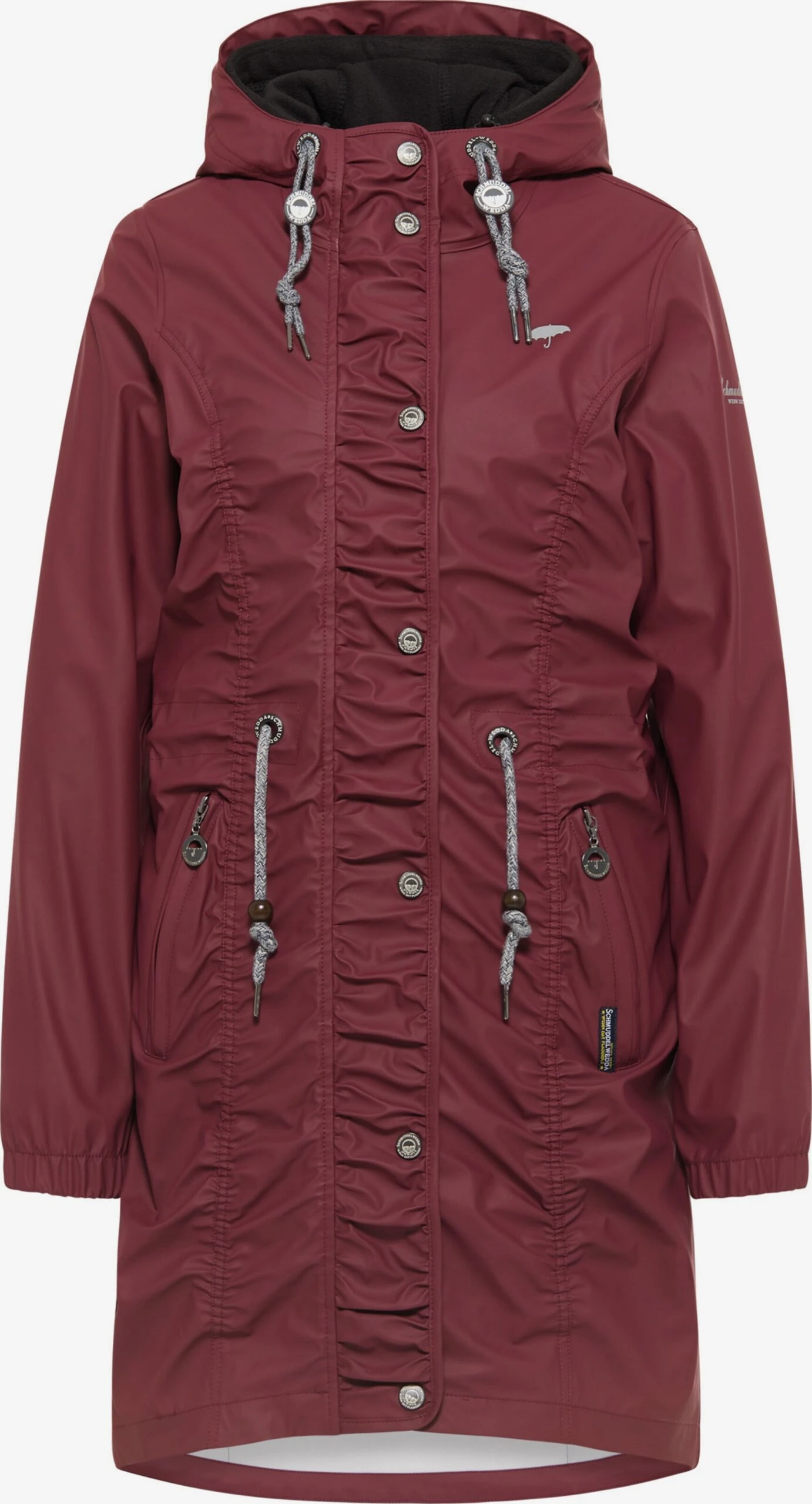 Schmuddelwedda Manteaux De Pluie Manteau Fonctionnel 3 In 1 Femme Bordeaux