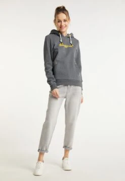 Schmuddelwedda Sweats à Capuche Sweat-shirt Duhnen Femme Gris Chiné -Schmuddelwedda 2c957cdf8094e80c2d280445000f5d99