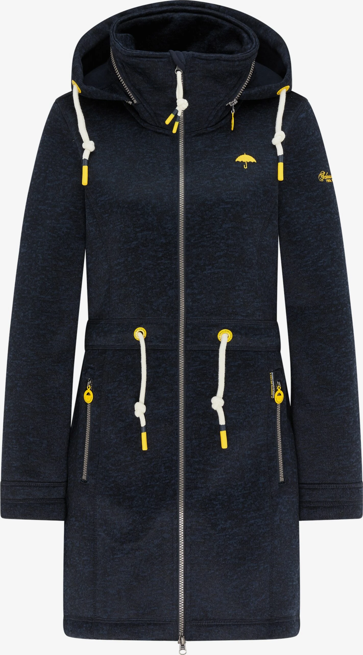 Schmuddelwedda Manteaux En Maille Manteau En Tricot Femme Bleu Foncé 2 Schmuddelwedda Manteaux En Maille Manteau En Tricot Femme Bleu Foncé