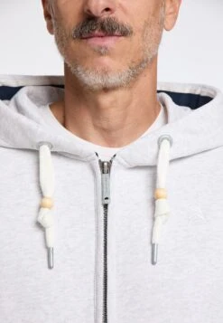 Schmuddelwedda Vestes à Capuche Veste De Survêtement Homme Blanc Chiné -Schmuddelwedda 2dda2a45a5bc21f71029e7eca10027c7