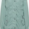 Schmuddelwedda Manteaux De Pluie Manteau Mi-saison Femme Vert -Schmuddelwedda 2eee201f70e7018e5026b20edbca21e6