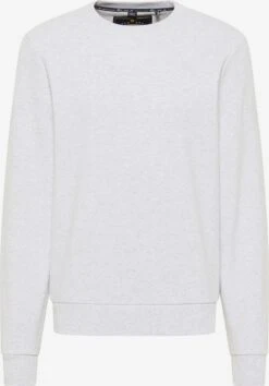 Schmuddelwedda Sweatshirts Sweat-shirt Homme Blanc Chiné