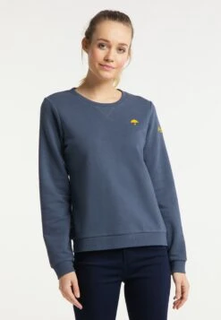 Schmuddelwedda Sweats Sweat-shirt Femme Marine -Schmuddelwedda 300fd72601d324fda69ab7f3109ff23a