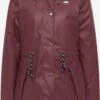 Schmuddelwedda Manteaux De Pluie Manteau Mi-saison Femme Bordeaux -Schmuddelwedda 313a2f7eed3fe4a617388f25824a88a2