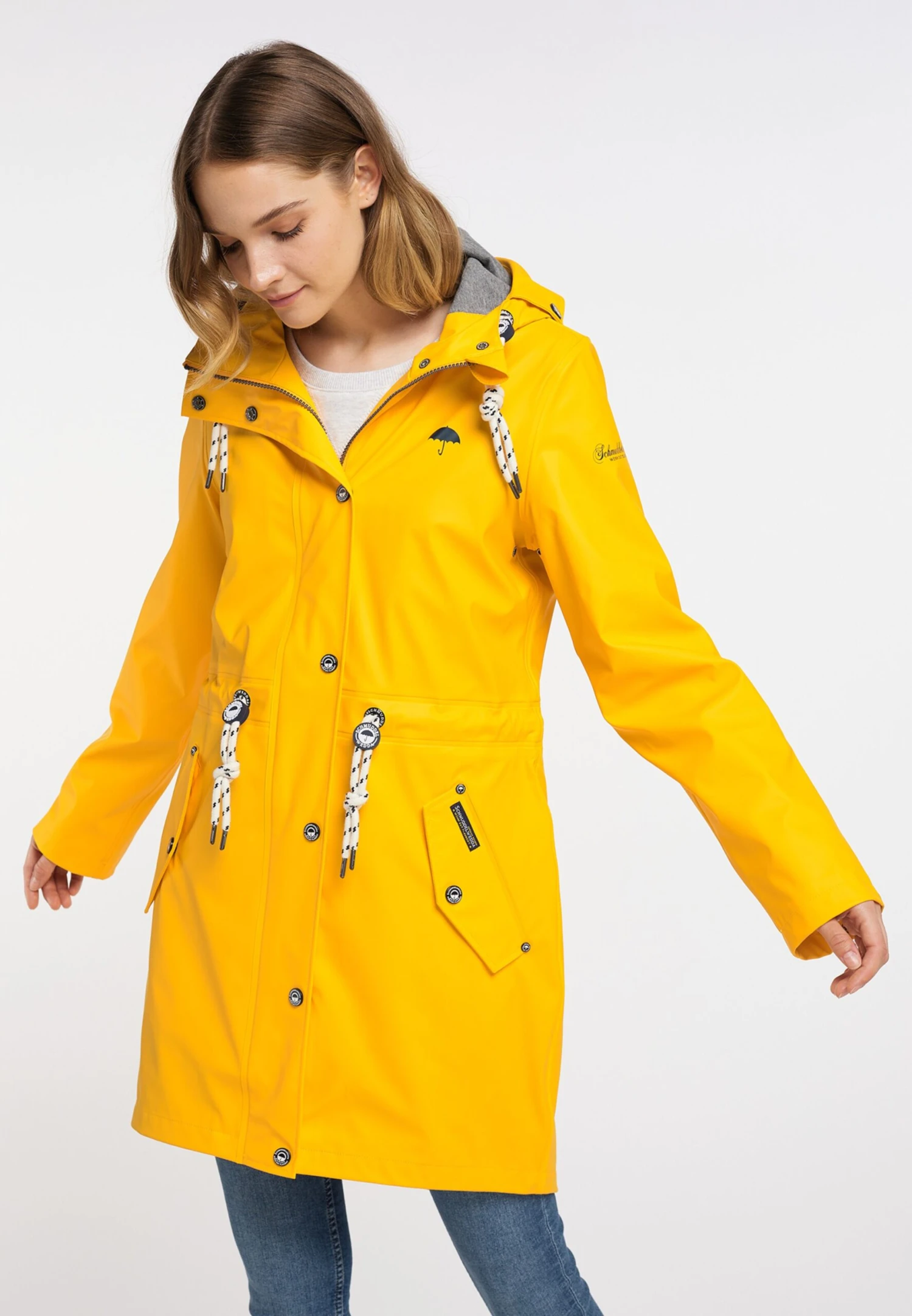 Schmuddelwedda Manteaux De Pluie Manteau Fonctionnel Bridgeport Femme Jaune 4 Schmuddelwedda Manteaux De Pluie Manteau Fonctionnel Bridgeport Femme Jaune – Image 2