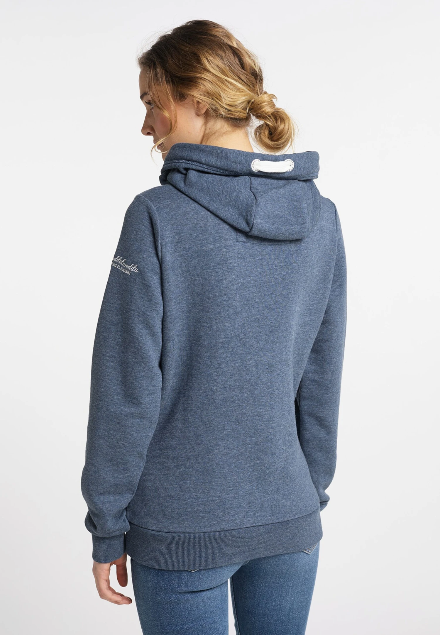 Schmuddelwedda Sweats à Capuche Sweat-shirt Femme Bleu-gris 5 Schmuddelwedda Sweats à Capuche Sweat-shirt Femme Bleu-gris – Image 3